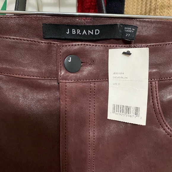J brand lamb skin leather pants - Picture 4 of 5